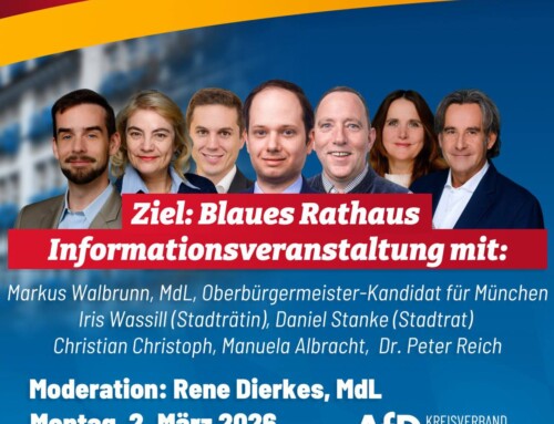 Infoabend „Ziel: Blaues Rathaus“ am 2. März um 19 Uhr
